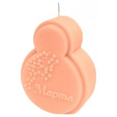 Свеча KR 8 Марта, 65х80 мм (kastd) в магазинах Ашан