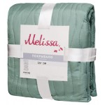 Покрывало Melissa двустороннее стеганное Кора однотонное, 150х215 см (kastd)