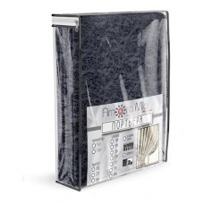 Портьера Amore Mio бархат тиснение под мрамор графит, 160х260 см (kastd) в магазинах Ашан