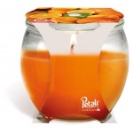 Свеча ароматизированная в стакане Petali Цитрус, 1 шт (kastd)