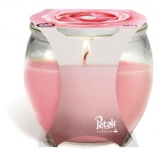 Свеча ароматизированная в стакане Petali Роза, 1 шт (kastd) в магазинах Ашан