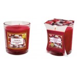 Свеча ароматизированная в стакане Petali Матовая вишня, 1 шт (kastd)