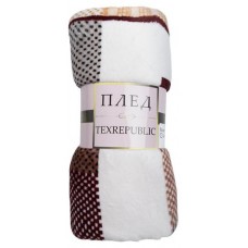 Плед Texrepublic в клетку фланель, 140х200 см (kastd) в магазинах Ашан