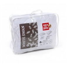 Одеяло евро Идеи Вашего Дома Лебяжий пух, 200х220 см (kastd) в магазинах Ашан