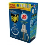 Жидкость от комаров Raid 30 ночей для электрофумигатора, 150 г (kastd)