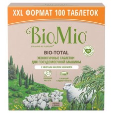 Таблетки для посудомоечной машины Biomio с маслом эвкалипта, 100 шт (kastd) в магазинах Ашан