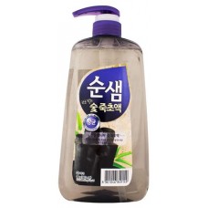 Средство для мытья посуды Soonsaem Бамбуковый уголь, 1 кг (kastd) в магазинах Ашан