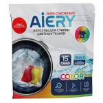 Капсулы для стирки Aiery Color 4 в 1, 15 шт (kastd)