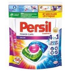 Средство для стирки в капсулах Persil Power Caps Color 4in1, 56 шт (kastd) в магазинах Ашан