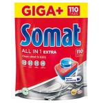 Таблетки для посудомоечной машины Somat 110 tabs All in One Extra мультифункциональное средство для мытья посуды, 110 шт (kastd) Таблетки для посудомоечной машины Somat 110 tabs All in One Extra мультифункциональное средство для мытья посуды, 110 шт (kastd)