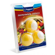 Поглотитель запаха для холодильника Topperr, 3 шт (kastd) в магазинах Ашан