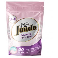 Капсулы для стирки Jundo Laundry Pods DUO 3в1 Универсальные с кондиционером и пробиотиками, 20 шт (kastd) в магазинах Ашан