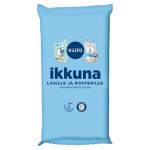 Салфетки влажные чистящие Kiilto для окон стекол и зеркал экологичные, 36 шт (kastd)
