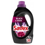Гель для стирки Savex Black&Dark концентрированный, 1,1 л (kastd)