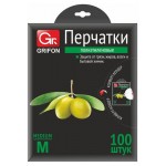 Перчатки полиэтиленовые Grifon для защиты рук размер M, 100 шт (kastd) Перчатки полиэтиленовые Grifon для защиты рук размер M, 100 шт (kastd)