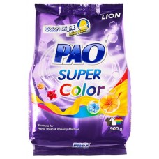 Порошок для стирки цветного белья PAO Super Color Антибактериальный, 900 г (kastd) в магазинах Ашан