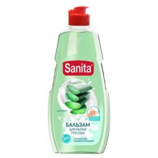 Бальзам для мытья посуды Sanita Pure Алоэ Вера, 450 г (kastd) в магазинах Ашан