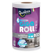 Салфетки для уборки Qualita Giga Roll в рулоне, 200 шт (kastd) в магазинах Ашан