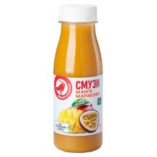 Смузи АШАН Красная птица манго маракуйя, 250 мл (kastd) в магазинах Ашан
