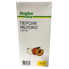 Нектар Каждый день Персиково - яблочный, 2 л (kastd) в магазинах Ашан