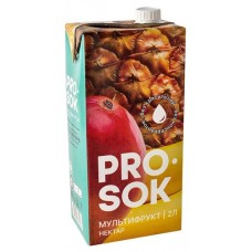 Нектар Pro Sok Мультифрукт, 2 л (kastd) в магазинах Ашан
