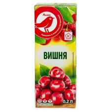 Нектар АШАН Красная птица вишневый, 200 мл (kastd) в магазинах Ашан