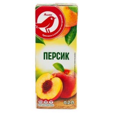 Нектар АШАН Красная птица персик, 200 мл (kastd) в магазинах Ашан