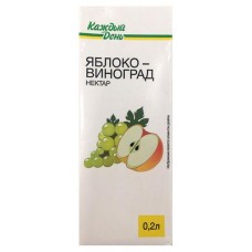 Нектар Каждый День Яблоко Виноград, 200 мл (kastd) в магазинах Ашан