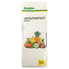 Нектар Каждый День Мультифрукт, 200 мл (kastd) в магазинах Ашан