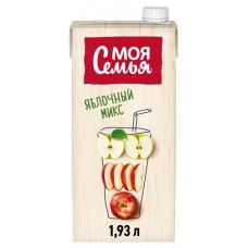 Напиток сокосодержащий Моя Семья Яблочный микс, 1,93 л (kastd) в магазинах Ашан