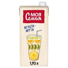 Напиток сокосодержащий Моя Семья Мульти-Фрути, 1,93 л (kastd) в магазинах Ашан