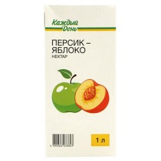 Нектар Каждый день Персик Яблоко, 1 л (kastd) в магазинах Ашан