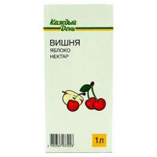 Нектар Каждый день Вишня Яблоко, 1 л (kastd) в магазинах Ашан