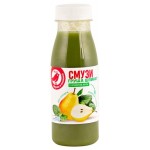 Смузи АШАН Красная птица со вкусом груша шпинат с ароматом мяты, 250 мл (kastd)