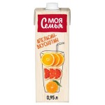 Напиток сокосодержащий Моя Семья Апельсин  Вкуснотин, 950 мл (kastd)