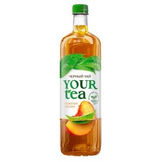 Чай холодный Your Water черный со вкусом персика, 1 л (kastd) в магазинах Ашан