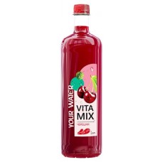 Напиток сокосодержащий Your Water ВитаМикс безалкогольный со вкусом черешни, 1 л (kastd) в магазинах Ашан