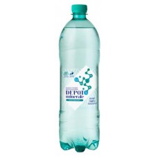 Вода минеральная DEPOT minerale газированная, 1 л (kastd) в магазинах Ашан