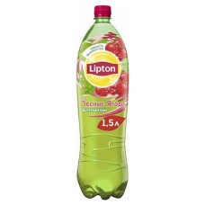 Чай зеленый Lipton земляника-клюква, 1,5 л (kastd) в магазинах Ашан