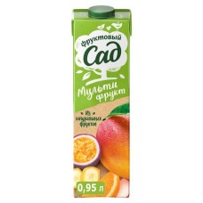 Нектар мультифруктовый Фруктовый Сад с мякотью, 950 мл (kastd) в магазинах Ашан