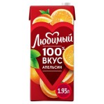 Нектар Любимый апельсиновый с мякотью, 1,93 л (kastd)