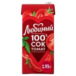 Сок Любимый томатный с мякотью, 1,93 л (kastd) Сок Любимый томатный с мякотью, 1,93 л (kastd)