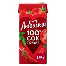 Сок Любимый томатный с мякотью, 1,93 л (kastd) в магазинах Ашан