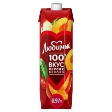 Нектар Любимый персиковый с мякотью, 970 мл (kastd) в магазинах Ашан