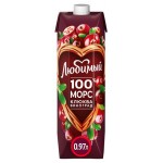 Морс Любимый виноград-клюква, 970 мл (kastd)