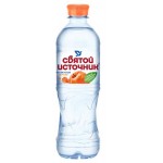 Вода Святой Источник негазированная Персик, 500 мл (kastd)