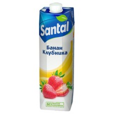 Нектар Santal банан клубника, 1 л (kastd) в магазинах Ашан