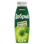 Сок Добрый Яблоко, 300 мл (kastd)