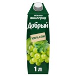 Сок Добрый Яблоко-Виноград, 1 л (kastd)