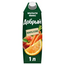 Сок Добрый Мульти-Микс, 1 л (kastd) в магазинах Ашан